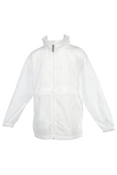 coupe-vent sportswear b&c coupe vent betc collection sirocco junior blanc blanc taille : 10-11 ans