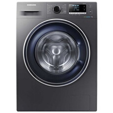 WW70J5556FX - Machine à laver - largeur : 60 cm - profondeur : 62.3 cm - hauteur : 85 cm - chargement frontal - 63 litres - 7 kg - 1400 tours/min -
