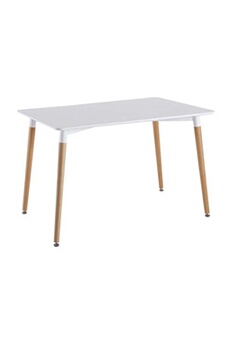 - table repas rectangulaire scandinave 115 x 75 cm