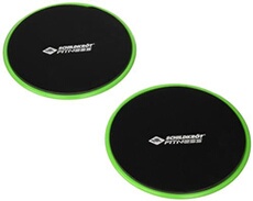 Discs glissants Schildkröt Fitness Noirs et Verts