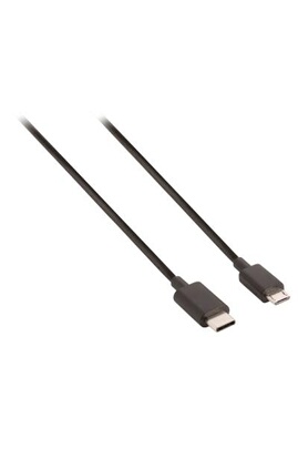 CABLING® Cable micro USB vers Type C (2 m, USB C, micro-USB Mâle/Mâle,  Droit, Droit) - Noir - 2M