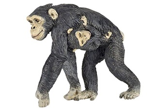Figurine pour enfant Papo Chimpanze et son petit - figurines animaux papo 50194