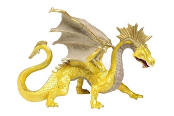 Figurine de collection Safari Ltd Dragon d'or - figurines des dragons safariltd 10118
