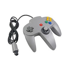 Manette Lookshop Manette de Jeu filaire N64 pour Nintendo DS Gris