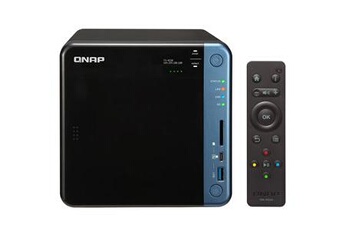 Servidor NAS Qnap Servidor NAS Qnap ts-453b de 4 compartimentos com 4 GB de RAM e processador intel celeron j3455 quad-core de 1,5 GHz (sem disco rígido)