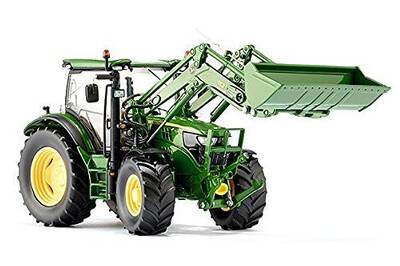 Vehicules Miniatures Wiking Tracteur John Deere 6125r Avec Chargeur Frontal Miniature 1 32 Wiking 7344 Darty