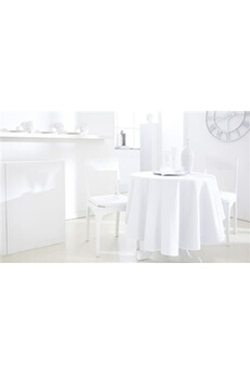 nappe de table today nappe ronde polyester, family blanc 180