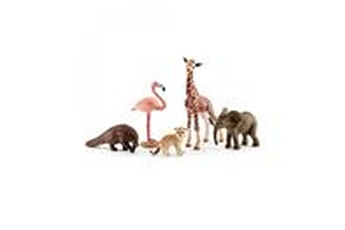 Figurine pour enfant Schleich Nouveaute - pack figurines animaux - kit assortis wild life - figurines schleich 42388