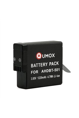 Batterie pour caméscope Qumox 1220mAh 3.85v AHDBT-501 batterie pour GoPro HERO 5 HERO5
