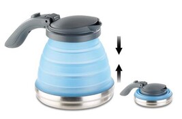 Bouilloire Pliable Silicone 800ml Rosenstein & Söhne - Compacte Pour Voyage Et Petite Cuisine