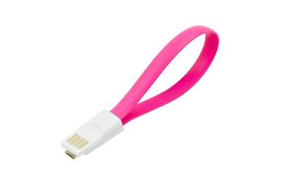 Chargeur Portable Oem Mini Cable Aimante Pour Samsung Galaxy A3 Universel Chargeur Connecteur Micro Usb Magnet Porte Clefs 25cm Android Rose Darty