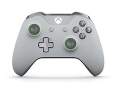 Manette Xbox One Sans Fil Grise et Verte