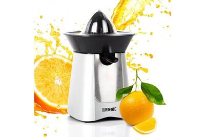 Presse Agrumes Duronic Je6 Sr Presse Agrumes Electrique Compact En Inox De 100w Bec Verseur 2 Cones Ideal Pour Jus D 39 Orange De Citrons De Fruits Darty