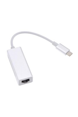 Adaptateur et convertisseur CABLING ® Adaptateur USB C 3.1 vers RJ45 Gigabit Ethernet (Argenté)