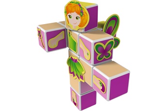 Meccano GEOMAG Magicube princesses : 11 cubes magnétiques