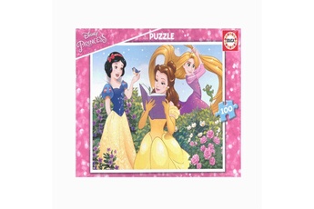 Puzzle Educa Puzzle 100 pièces : princesses disney - blanche-neige, belle et raiponse