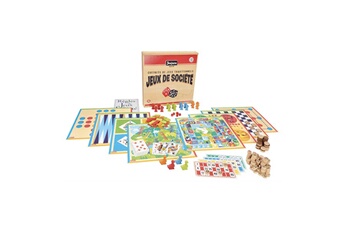 Coffret multi-jeux JeuJura Coffret de jeux de société traditionnels - coffret en bois : 150 règles