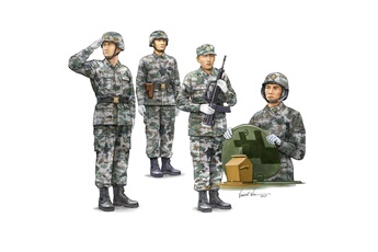 Maquette Trumpeter Figurines militaires : pla tank crew