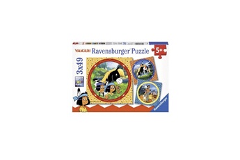 Puzzle Ravensburger Puzzle 3 x 49 pièces : yakari