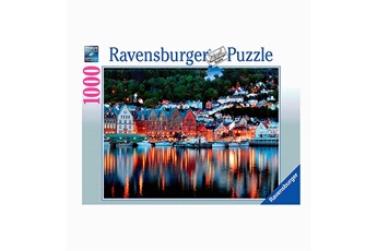 Puzzle Ravensburger Puzzle 1000 pièces : port de bergen