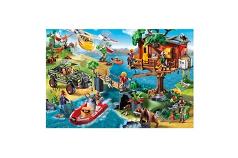 Puzzle PLAYMOBIL Puzzle 150 pièces : playmobil : cabane dans les arbres
