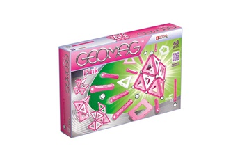 Meccano Geomag Geomag pink : 68 pièces