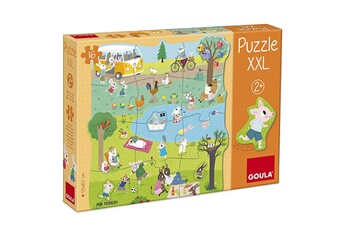 Puzzle Goula Puzzle xxl 16 pièces : une journée à la campagne