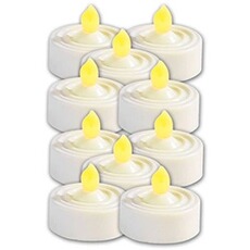 Lot De 4 Bougies LED à Souffler – Effet Flamme Réaliste, Chauffe-Plat, Extinction Par Souffle, Ambiance Sans Danger 50h D'Autonomie
