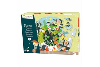 Puzzle Avenue Mandarine Puzzle géant 40 pièces : les saisons