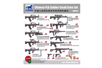 Maquette Bronco Models Accessoires militaires : set d'armes de poing armée chinoise