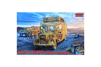 Maquette Roden Maquette véhicule militaire : opel 3.6-47 blitz omnibus stabswagen