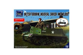 Maquette Riich Models Maquette véhicule militaire : british airborne universal carrier and welbike