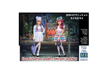 Figurine de collection Masterbox Figurines : kawaii fashion leaders : minami et mai