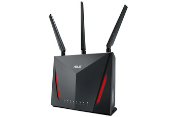 Router Asus rt-ac86u ac2900 wlan, 802.11ac nero