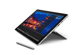 Microsoft Surface Pro 4 - Tablette - Avec Clavier Détachable - Core I5 6300U / 2.4 Ghz - Win 10 Pro 64 Bits - 8 Go Ram - 256 Go Ssd - 12.3" Écran Tactile 2736 X 1824 - Hd Graphics 520 - Wi-Fi 5 - Argent - Clavier : Us - Avec Surface Pro 4 Type Cove