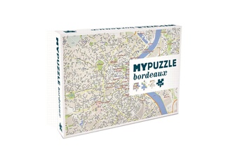 Puzzle Helvetiq Puzzle 1000 pièces : plan de la ville de bordeaux mypuzzle bordeaux