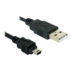 - Câble USB - mini USB type B (M) pour USB (M) - 1.8 m
