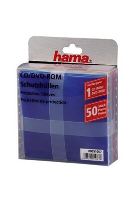 Rangement CD / DVD Hama - Pochette CD/DVD - bleu, rouge, vert