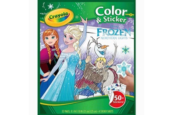 Peinture et dessin (OBS) Crayola Disney frozen : album - coloriage et autocollants