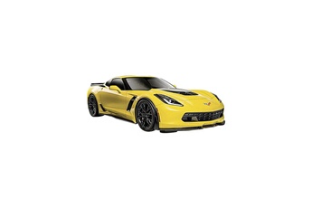 Maquette Maisto Modèle réduit de voiture de collection : chevrolet corvette z06 jaune - echelle 1:24