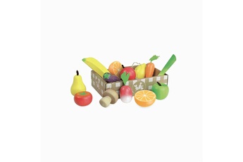 Autre jeux d'imitation Vilac Jour de marché : set de fruits et légumes en bois
