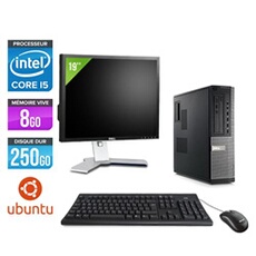 PC de bureau Dell 790 dt - i5 - 8go -250go - linux +ecran 19''