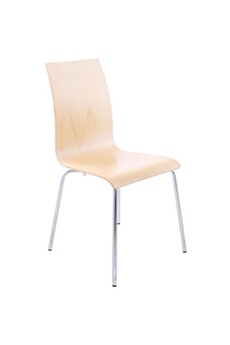 chaise de salle à manger design 'espera' en bois finition naturelle