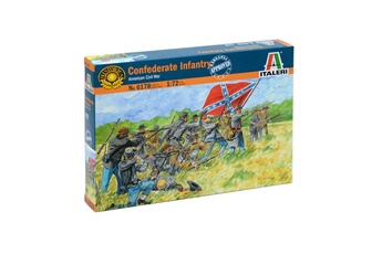 Maquette ITALERI Figurines militaires : infanterie confédérée (guerre de sécession)