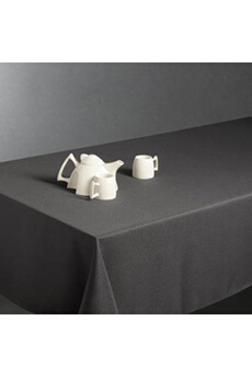 nappe de table pegane nappe anti taches rectangulaire gris foncé, 150 x 300 cm --