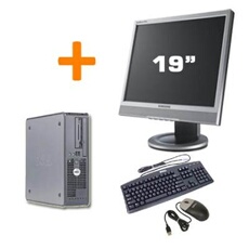 Optiplex GX520 SFF + Ecran TFT 19 - Intel 2.8 Ghz