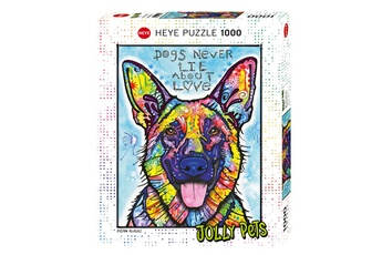 Puzzle Heye Puzzle 1000 pièces : dogs never lie about love