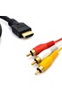 CABLING ® Câble HDMI mâle vers 3 RCA composite mâle 1,5m (adaptateur vidéo HDMI vers RCA composite) photo 2