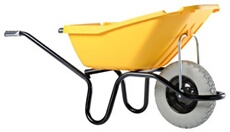 KELI - Brouette Tubulaire Roue Increvable, 85L