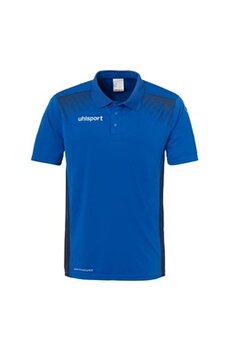 haut et t-shirt de football uhlsport polo goal bleu